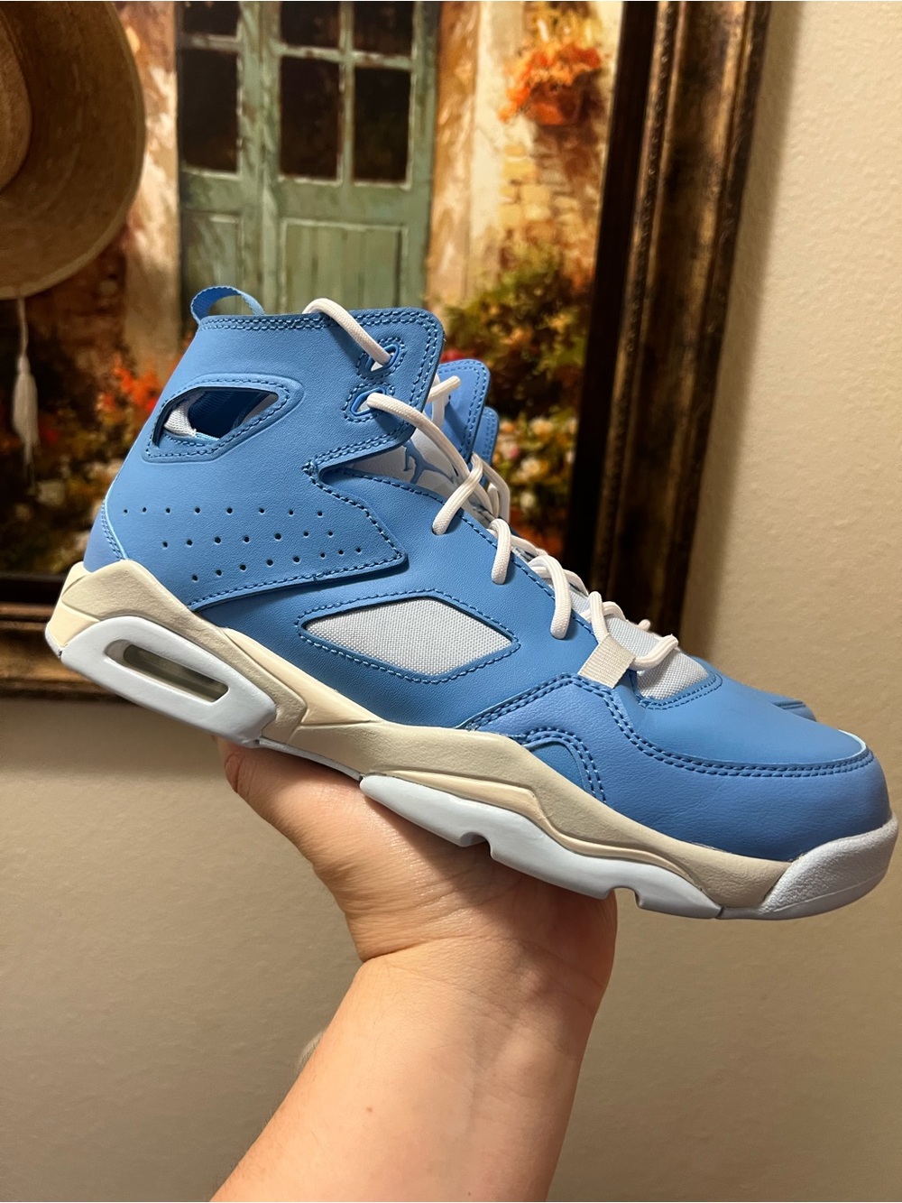 Jordan Flight Club '91 Legend Blue Pure Platinum Sail Hydrogen Blue (GS) sneaker